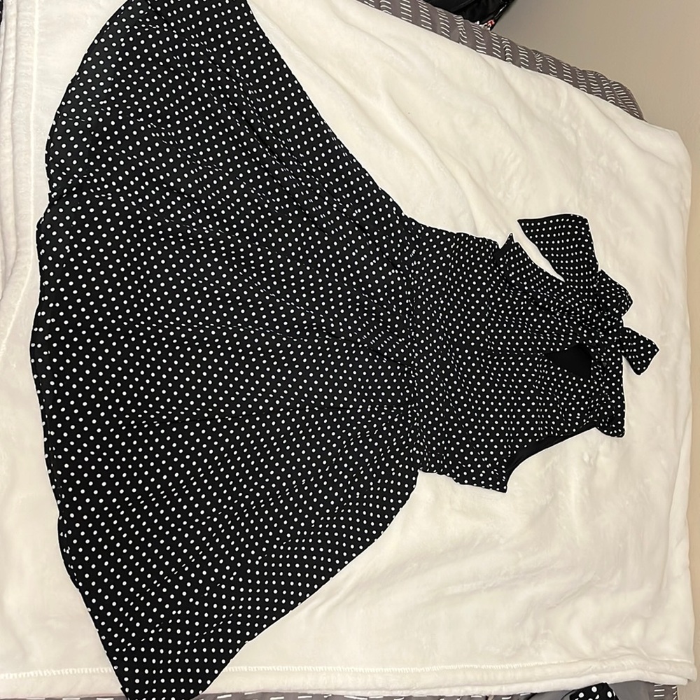 Express Polka-Dot Dress - size 0